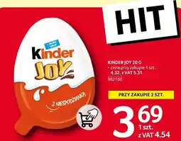 Selgros Jajko Kinder Joy 20 g oferta