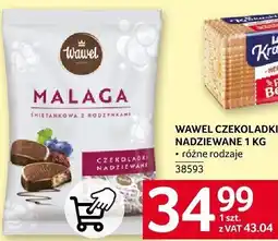Selgros Czekoladki nadziewane Wawel 1 kg oferta