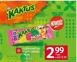 Selgros Lody Kaktus Patec Sensei 75ml oferta