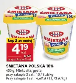 Stokrotka Śmietana polska 18% Mlekovita oferta