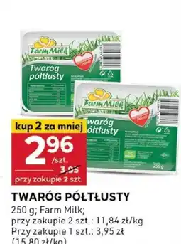 Stokrotka Twaróg półtłusty 250g Farm Milk oferta