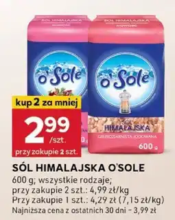 Stokrotka Sól himalajska O'Sole oferta
