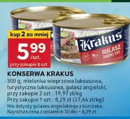 Stokrotka Konserwa - gulasz angielski Krakus oferta