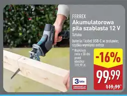 ALDI Piła szablasta Ferrex oferta