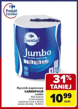 Carrefour Ręcznik papierowy Carrefour oferta