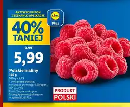 Lidl Maliny Plus-Plus oferta