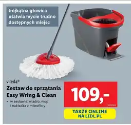 Lidl Zestaw mop i wiadro Vileda oferta