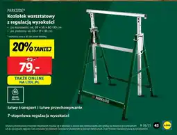 Lidl Koziołek warsztatowy Parkside oferta