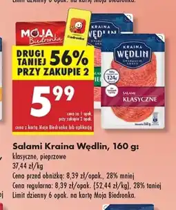 Biedronka Salami Kraina Wędlin oferta