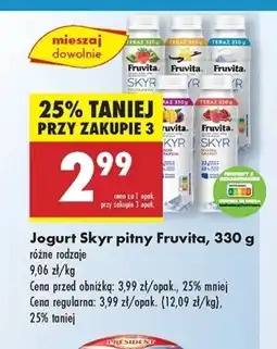 Biedronka Jogurt FruVita oferta