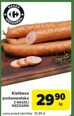 Carrefour Express Kiełbasa podwawelska Z Naszej Wędzarni oferta