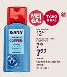 Rossmann Szampon do włosów z kofeiną Isana oferta