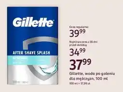 Rossmann Woda po goleniu refreshing Gillette oferta