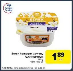 Globi Serek wanilia Carrefour oferta