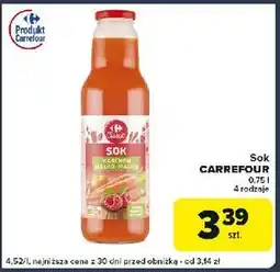 Globi Sok marchew-jabłko-malina Carrefour oferta