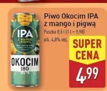 ALDI Piwo Okocim Ipa Mango Z Pigwą oferta