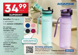 Biedronka Butelka filtrująca z wkładem Aquaphor oferta