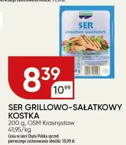 Chata Polska Ser grillowo-sałatkowy kostka OSM Krasnystaw oferta