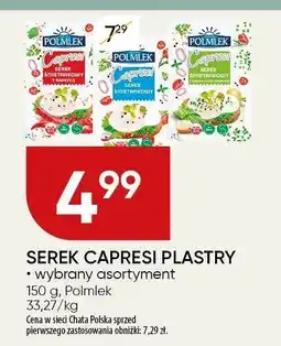 Chata Polska Serek Capresi plastry Polmlek oferta