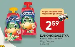Chata Polska Danonki saszetka truskawka Danone oferta