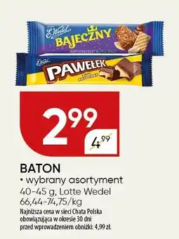 Chata Polska Baton Bajeczny/Pawełek Lotte Wedel oferta