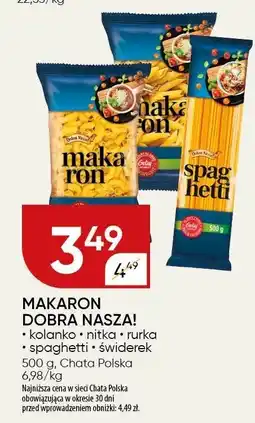 Chata Polska Makaron Chata Polska oferta