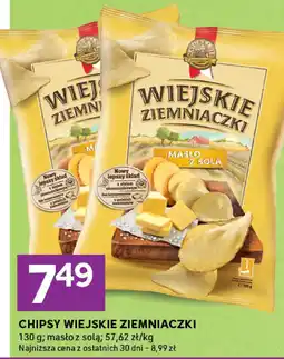 Stokrotka Chipsy Wiejskie Ziemniaczki masło z solą oferta