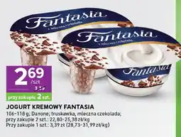 Stokrotka Jogurt kremowy Fantasia truskawka/mleczna czekolada Danone oferta