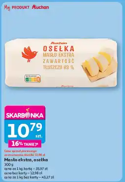 Auchan Masło ekstra osełka Auchan oferta