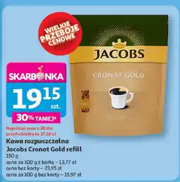 Auchan Kawa rozpuszczalna Cronat Gold refill Jacobs oferta