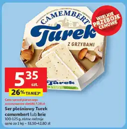 Auchan Ser pleśniowy Turek camembert lub brie oferta