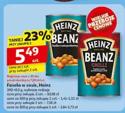 Auchan Fasola w sosie Heinz Beanz oferta