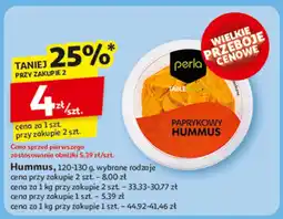 Auchan Hummus paprykowowy Perla oferta