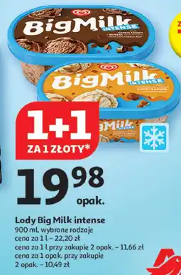 Auchan Lody Big Milk intense oferta