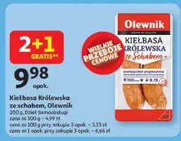 Auchan Kiełbasa Królewska ze schabem Olewnik oferta