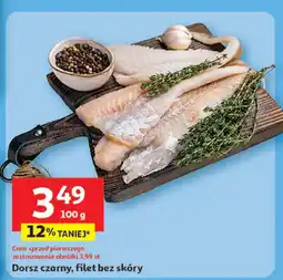 Auchan Ryba dorsz czarny filet bez skóry Auchan oferta