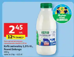 Auchan Kefir naturalny 1,5% Pewni Dobrego oferta