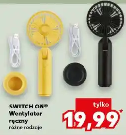 Kaufland SWITCH ON Wentylator ręczny oferta