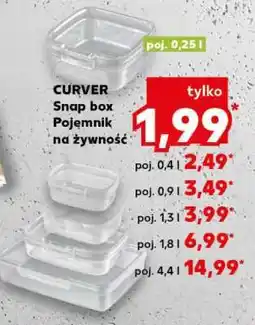 Kaufland CURVER Snap box Pojemnik na żywność oferta