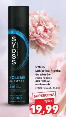 Kaufland SYOSS Lakier lub pianka do włosów oferta