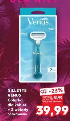 Kaufland GILLETTE VENUS Golarka dla kobiet + 2 wkłady opakowanie oferta