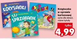 Książeczka w oprawie kartonowej