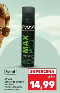 Kaufland SYOSS Lakier do włosów Max Hold oferta