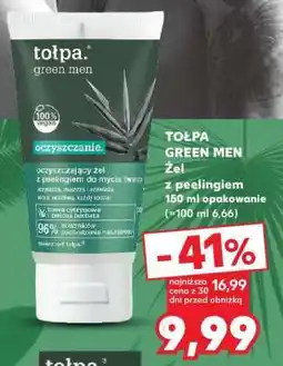 Kaufland TOŁPA GREEN MEN Żel z peelingiem 150 ml opakowanie oferta