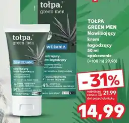 Kaufland TOŁPA GREEN MEN Nawilżający krem łagodzący 50 ml opakowanie oferta