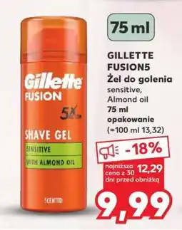 Kaufland GILLETTE FUSION5 Żel do golenia oferta