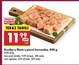 Biedronka Kostka z fileta z piersi kurczaka 400 g oferta