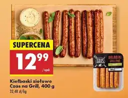 Biedronka Kiełbaski ziołowe Czas na Grill , 400 g oferta