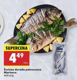Biedronka Świeża dorada patroszona Marinero oferta