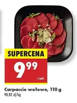 Biedronka Carpaccio wołowe 110 g oferta